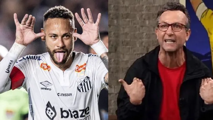 Neto detona atuação de Neymar após goleada histórica do Santos