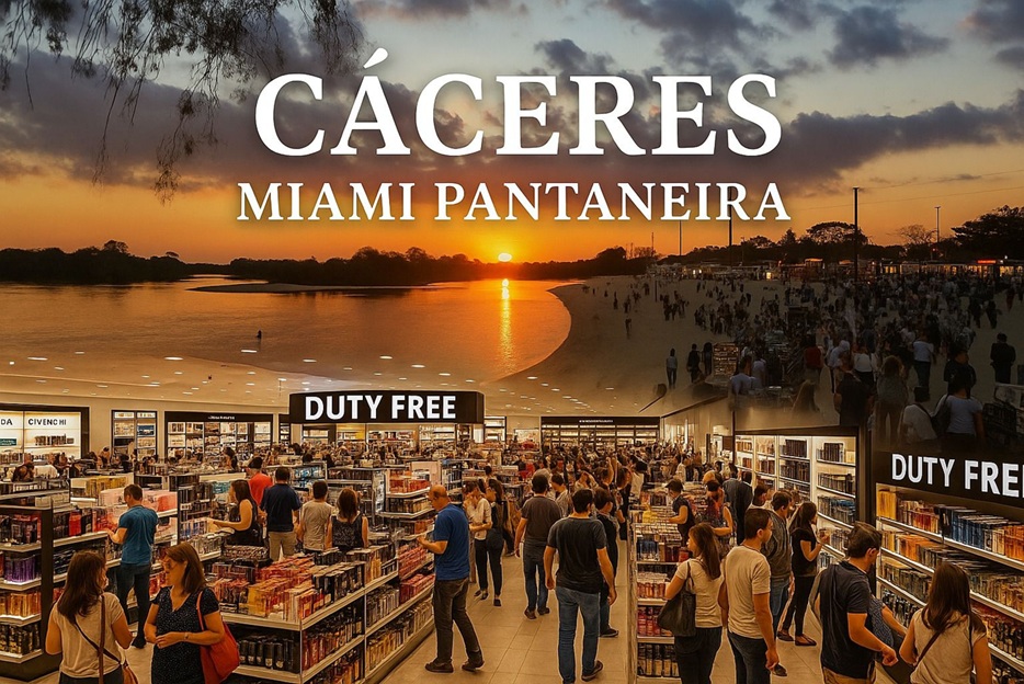 Cáceres pode se tornar a “Miami Pantaneira” com a chegada dos Free Shops