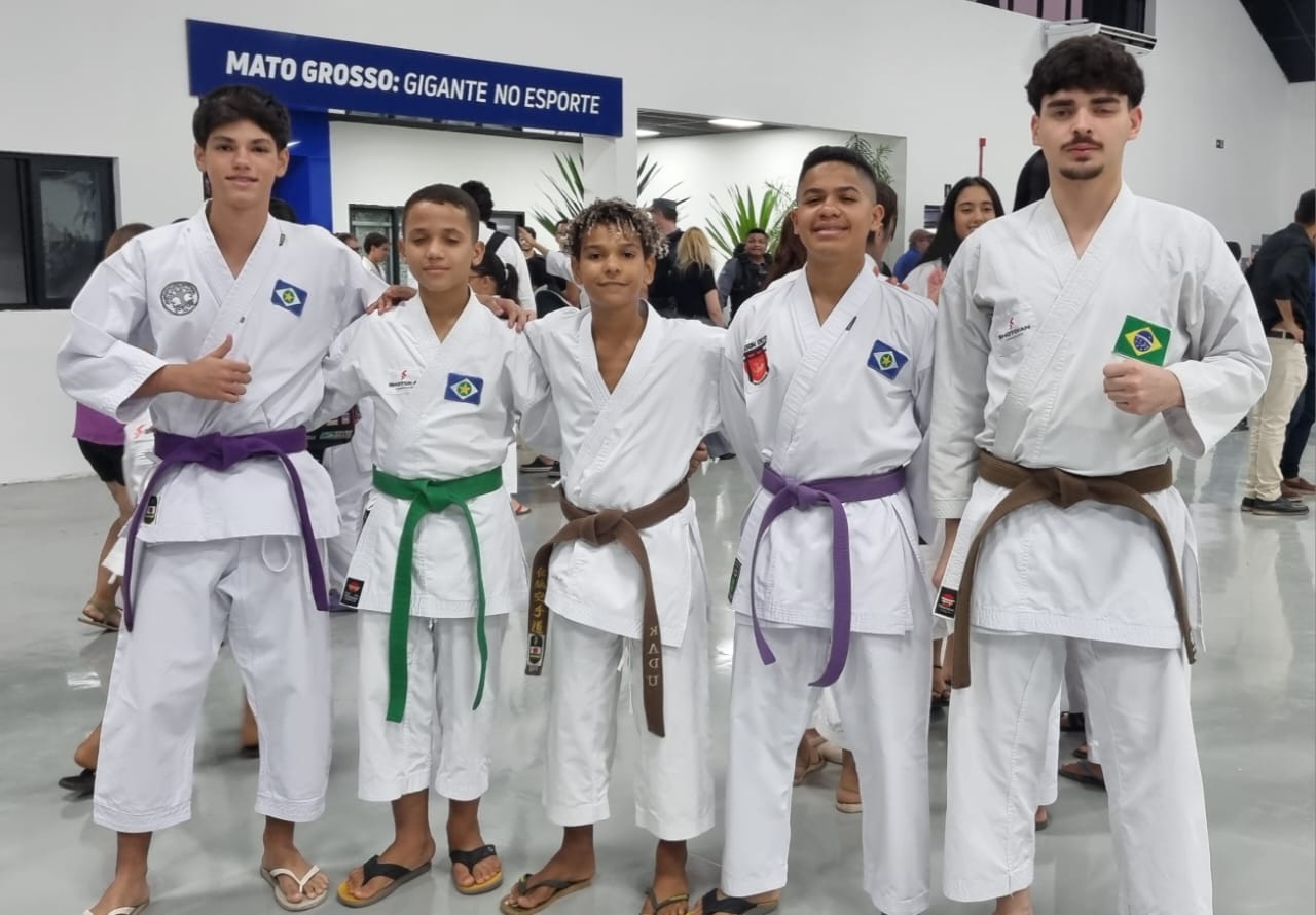 Shotokan marca presença na reinauguração do Palácio das Artes Marciais em Cuiabá